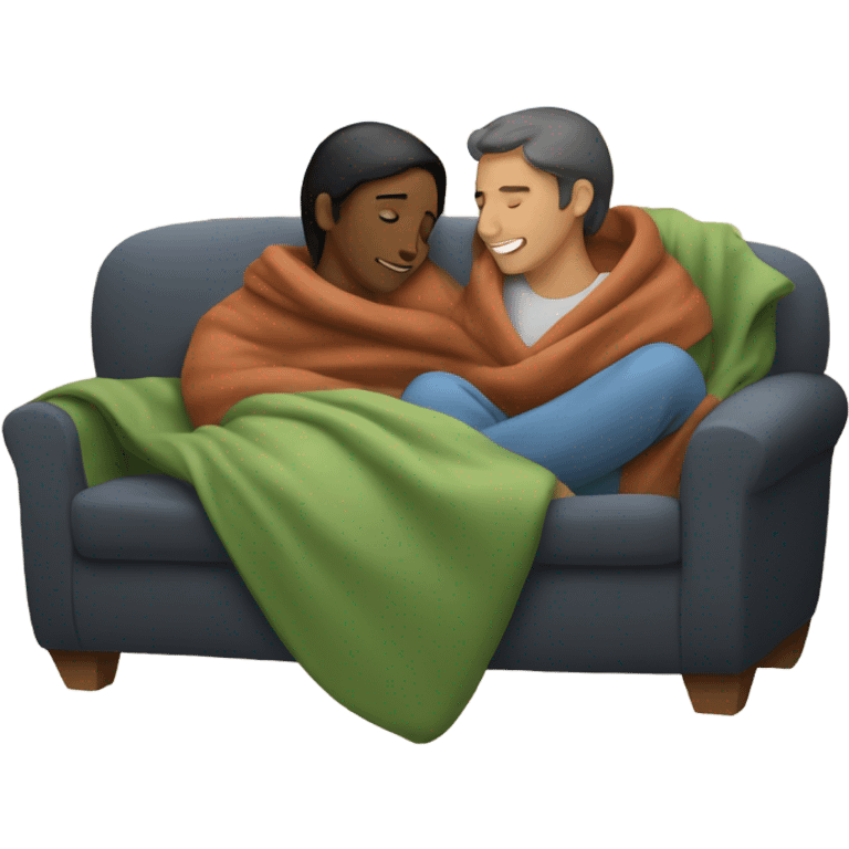 cuddles on sofa emoji