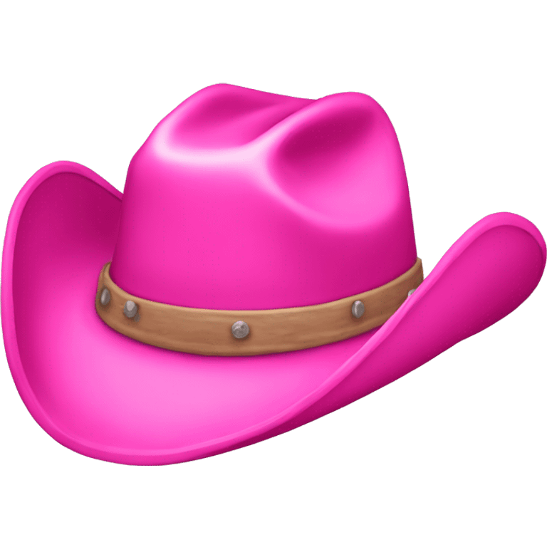 Pink cowboy hat emoji