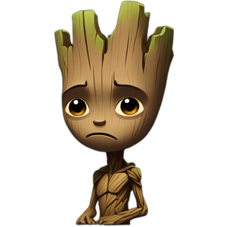 Groot sad emoji