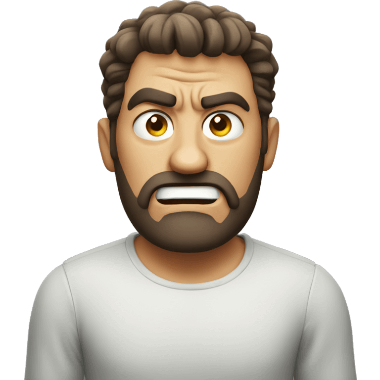 Angry guy emoji