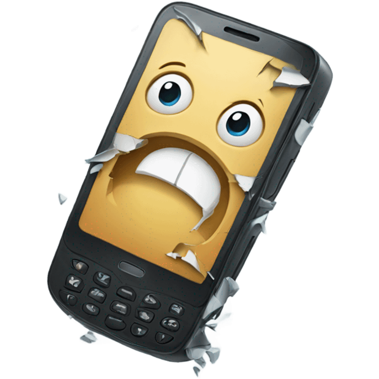 broken phone  emoji