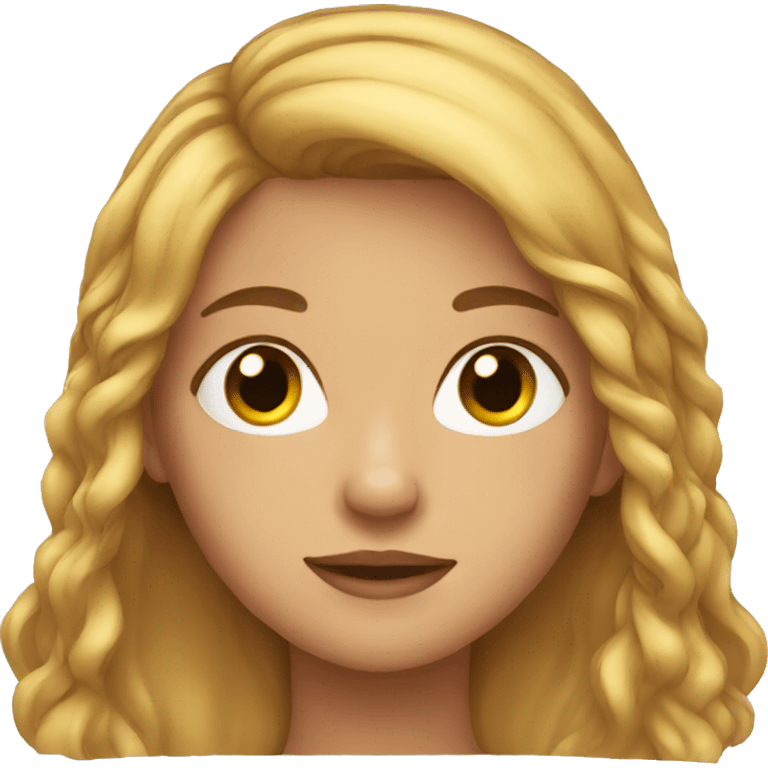 girl long hair emoji