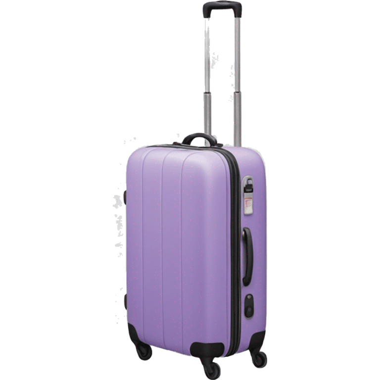 light purple luggage emoji