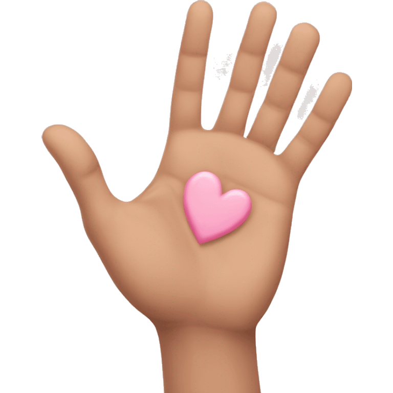 hand heart emoji