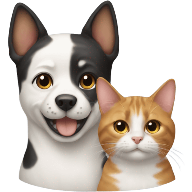 Dog and cat emoji