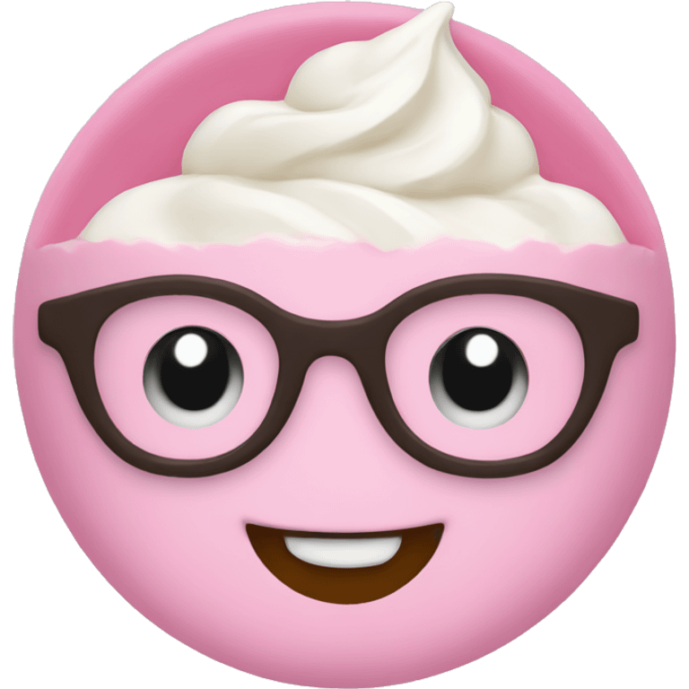 Pink latte emoji