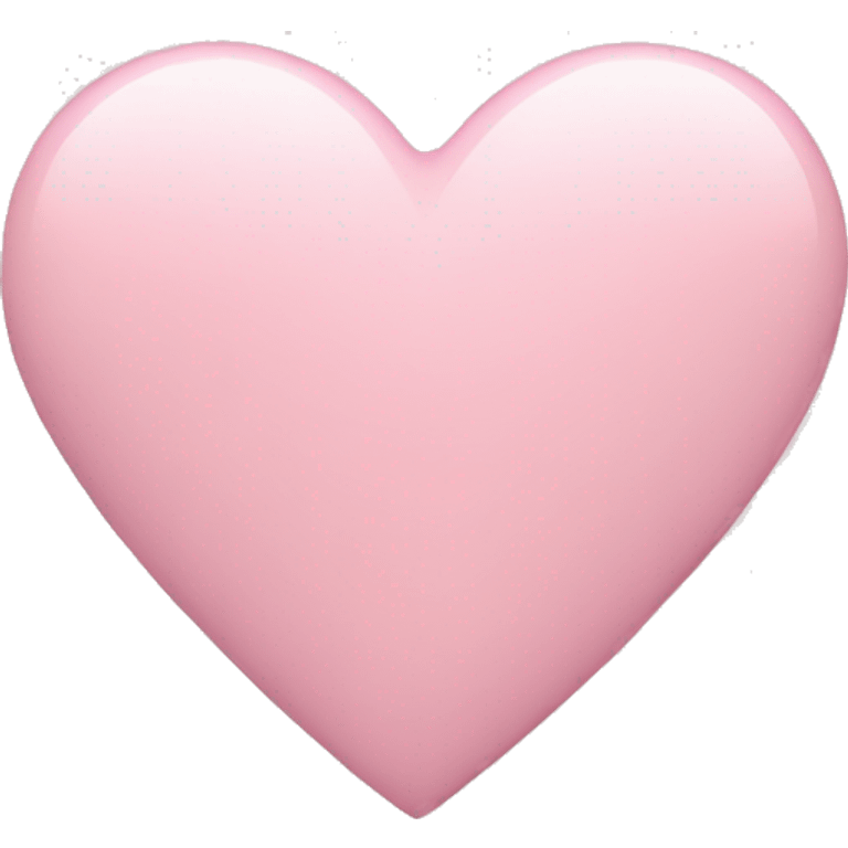 pastel pink heart emoji