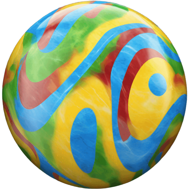 Make an emoji of a marble emoji