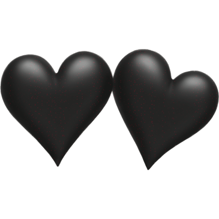 two black hearts emoji