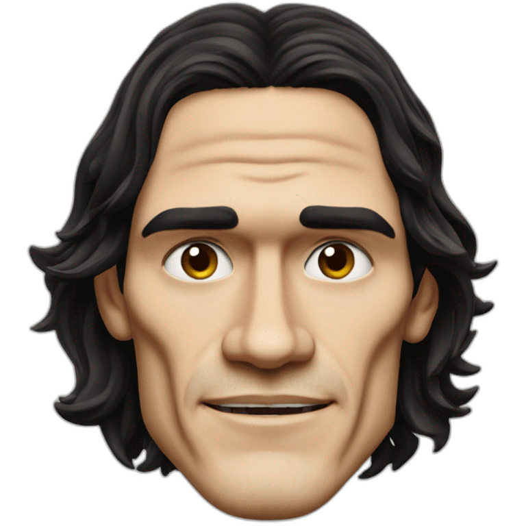 edinson cavani face emoji