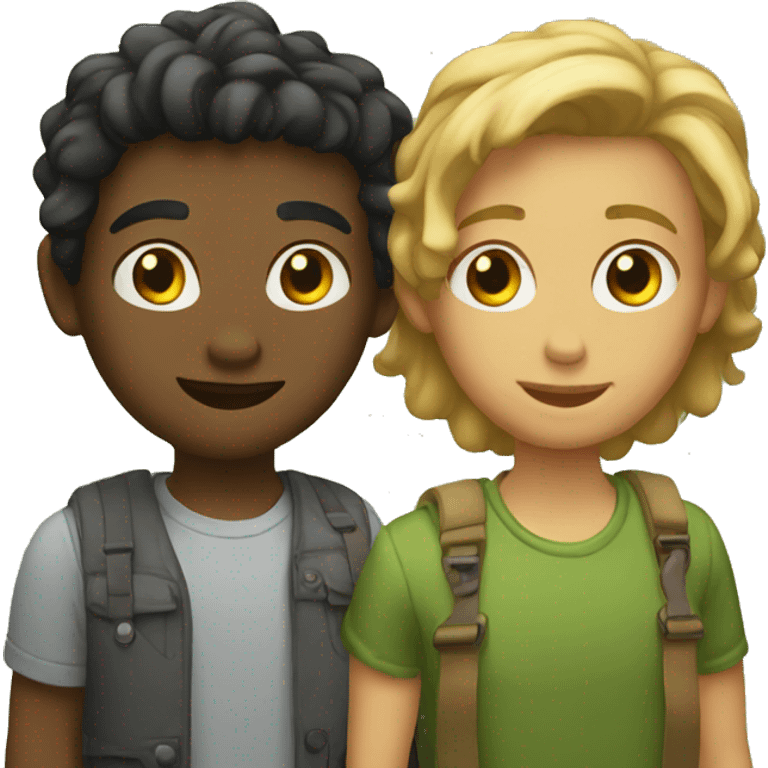 two friends emoji