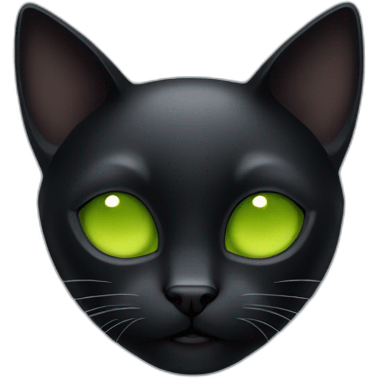 cyber black cat emoji