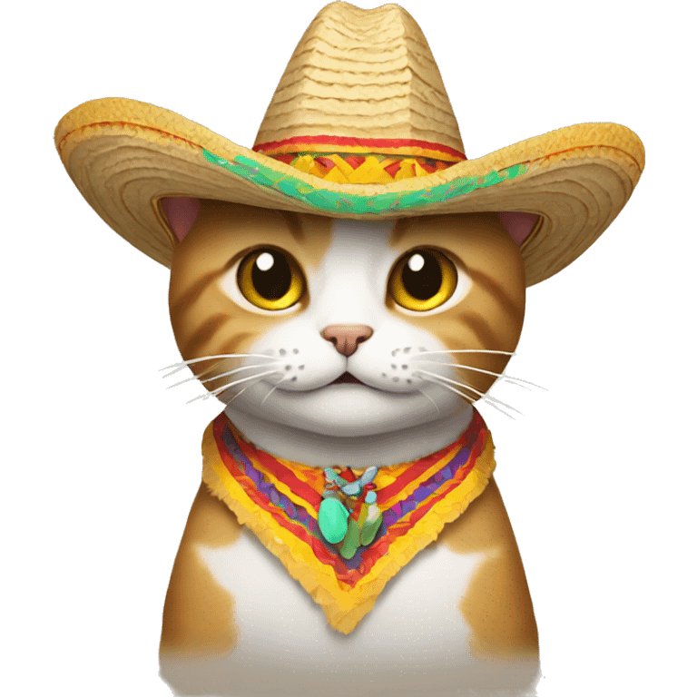 Cat wearing a sombrero  emoji