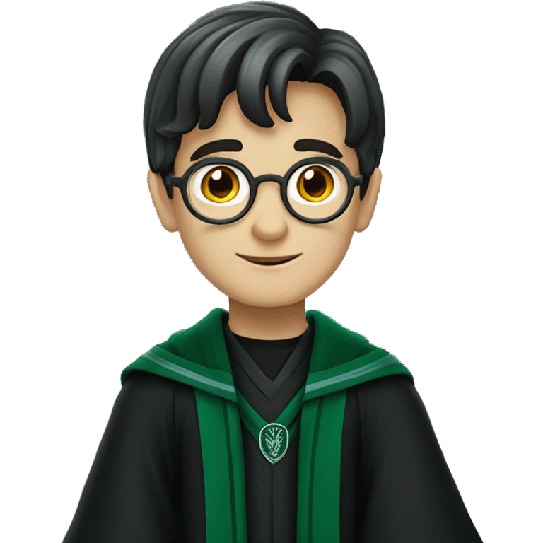 harry potter in slytherin emoji