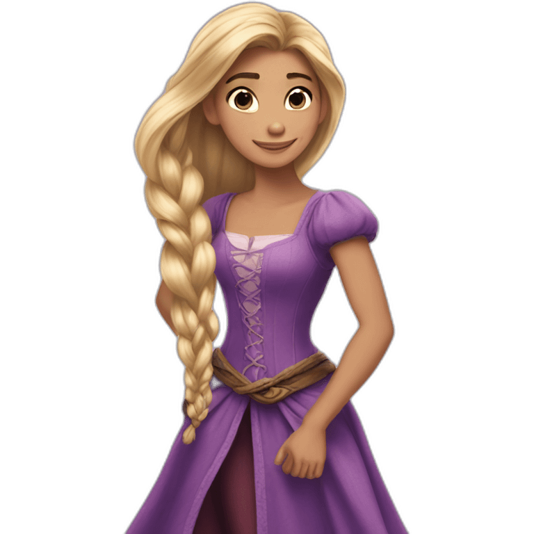 Powerful Rapunzel magic emoji