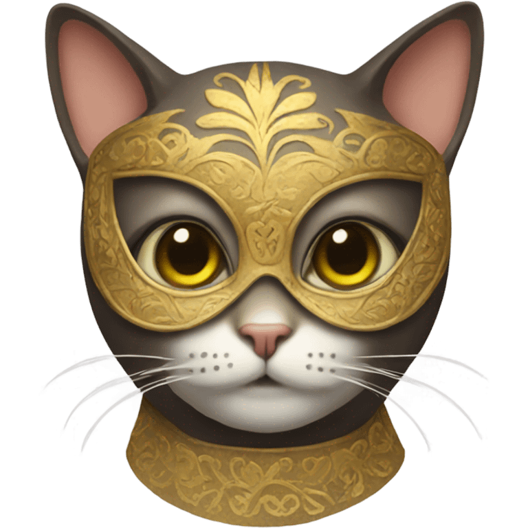 Cat with mask emoji