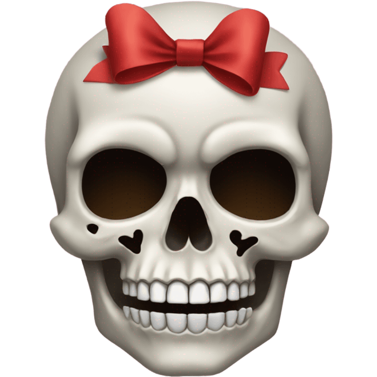 skull with bow emoji