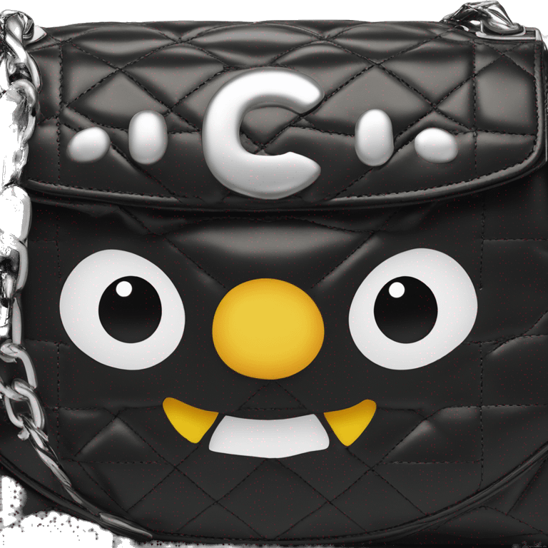 Coach Quilted Leather Tabby Chain Shoulder Bag 20 In Black with Light Silver Hardware emoji