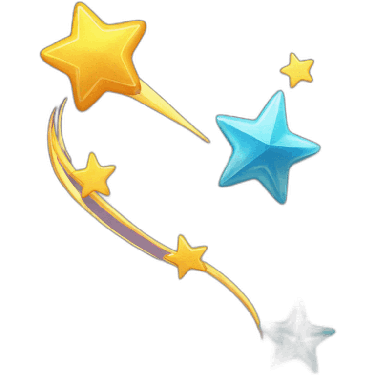 A star and a shooting star to symbolize brilliant and swift gameplay. emoji