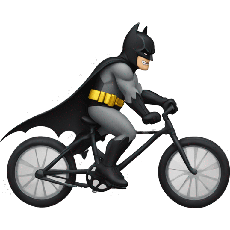 Batman riding a bike  emoji