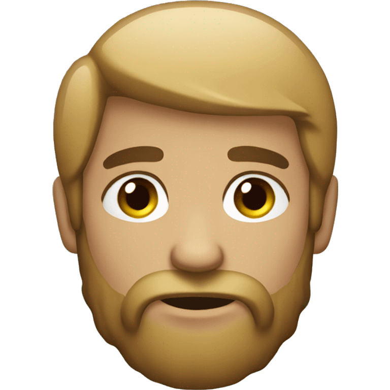 bearded boy as the chill guy emoji