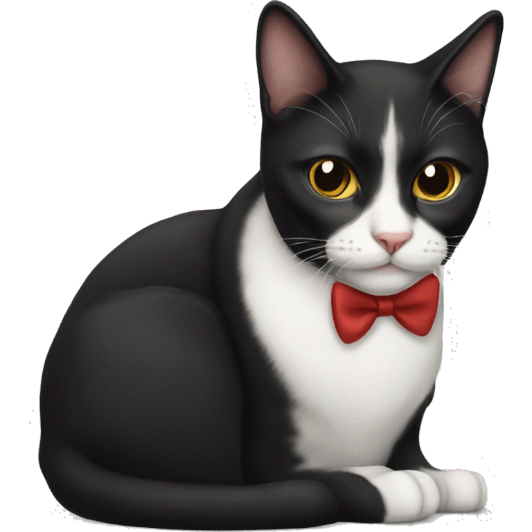 tuxedo cat emoji