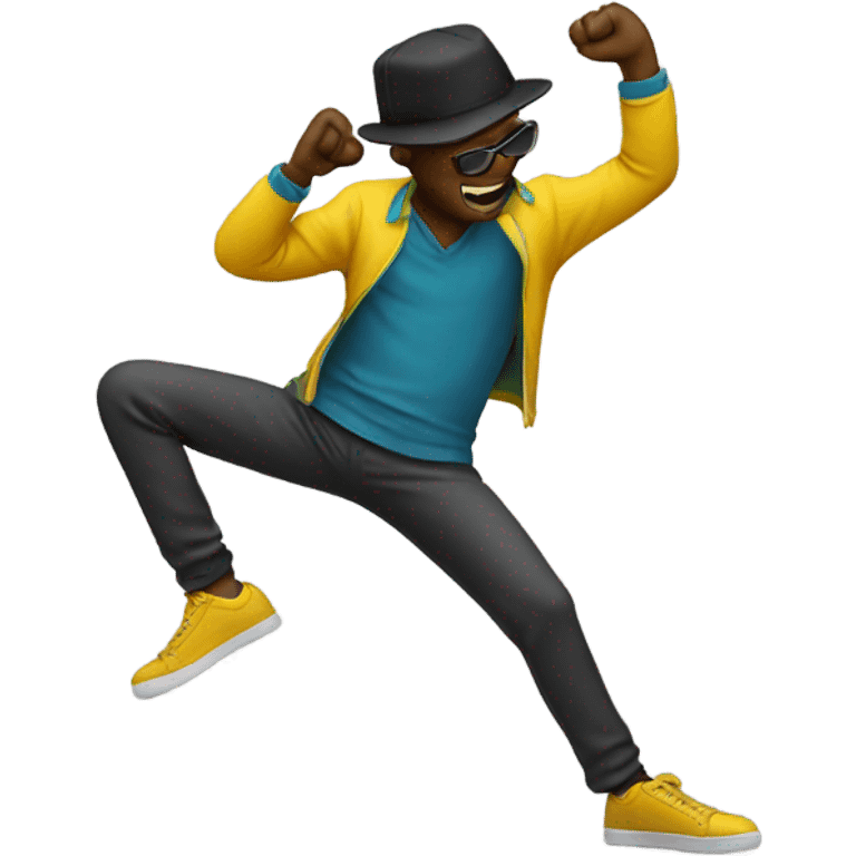 emoji man dabbing emoji