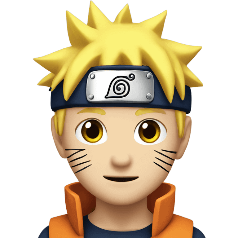 Naruto with a heart emoji