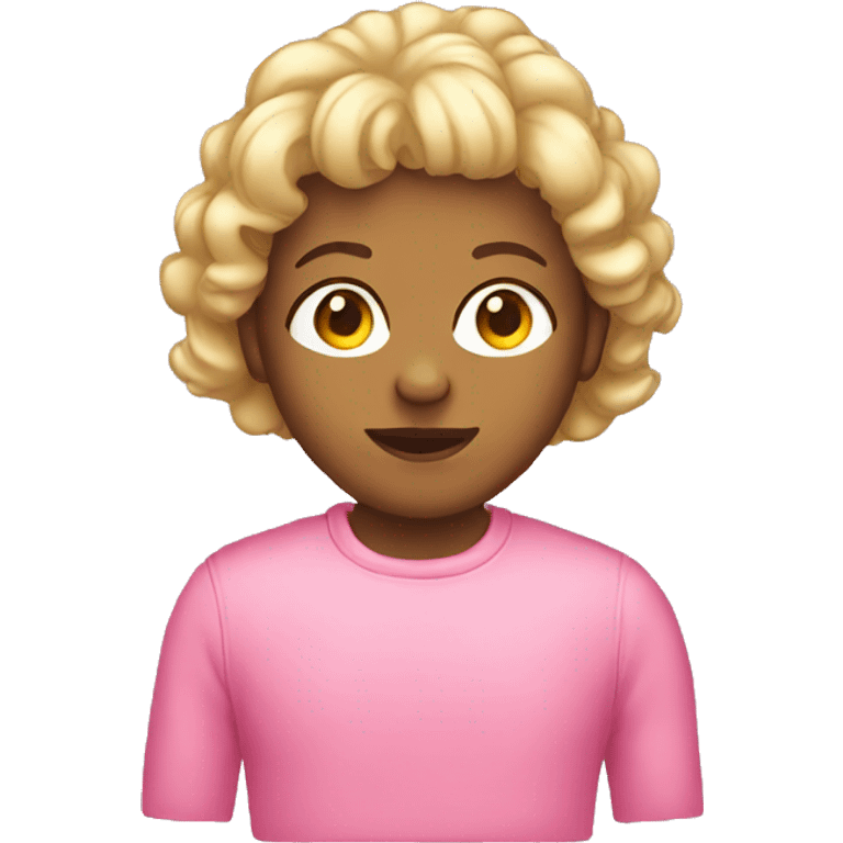 Pink crewneck emoji