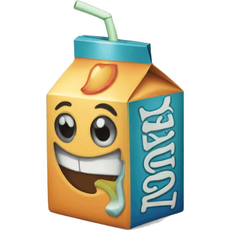 Juice box emoji