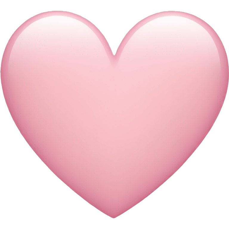 Light pink heart emoji