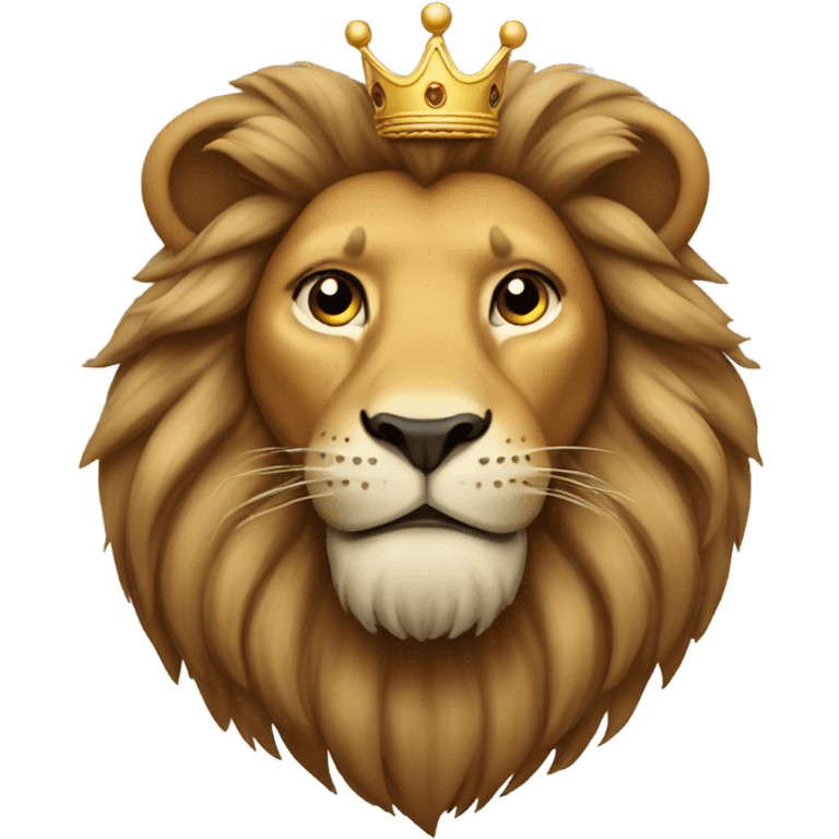 Lion with a crown  emoji