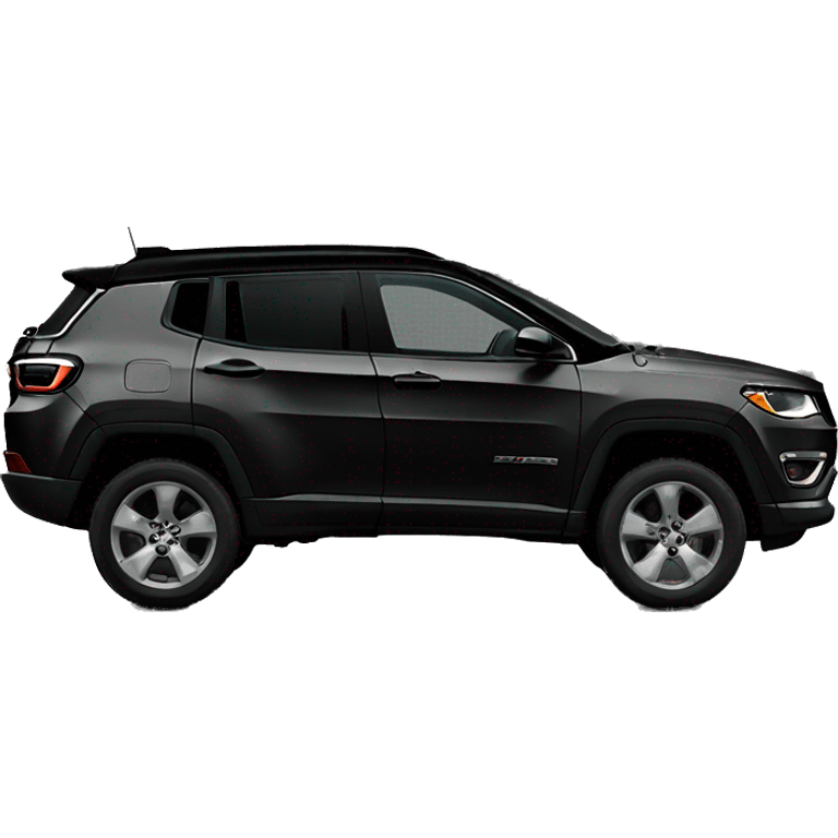 All black jeep compass emoji