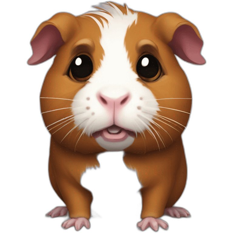 Zombie guinea pig emoji