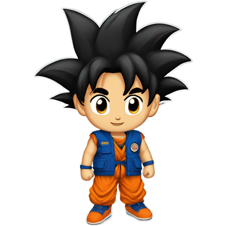 Goku wearing Air forces  emoji