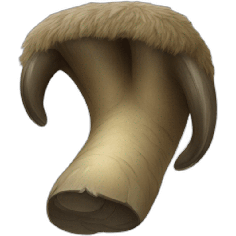 woolly mammoth foot emoji