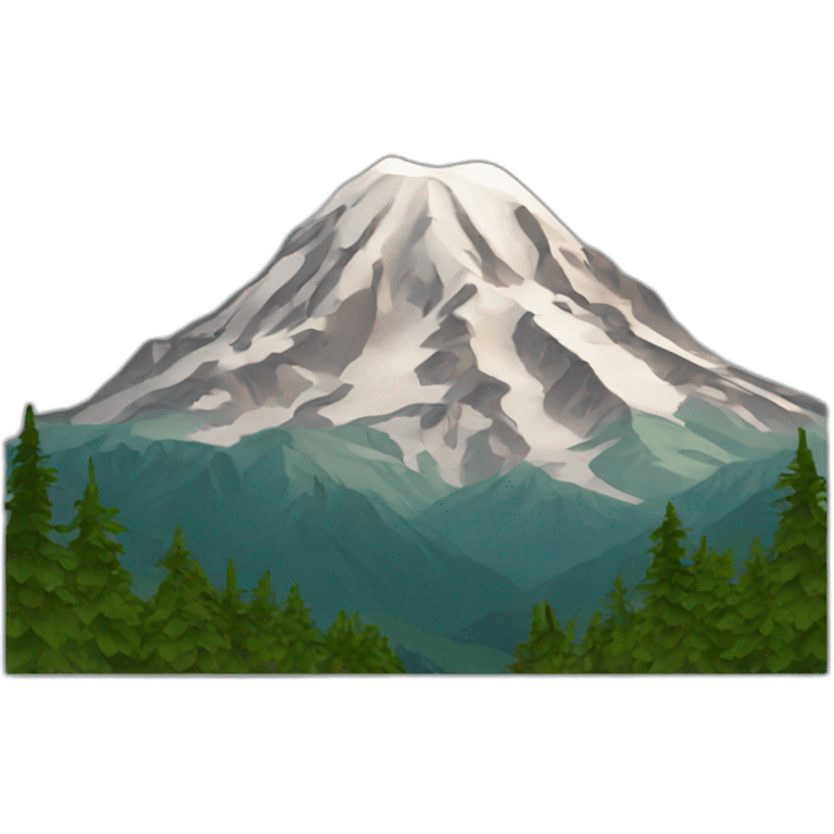 Mountain rainier emoji