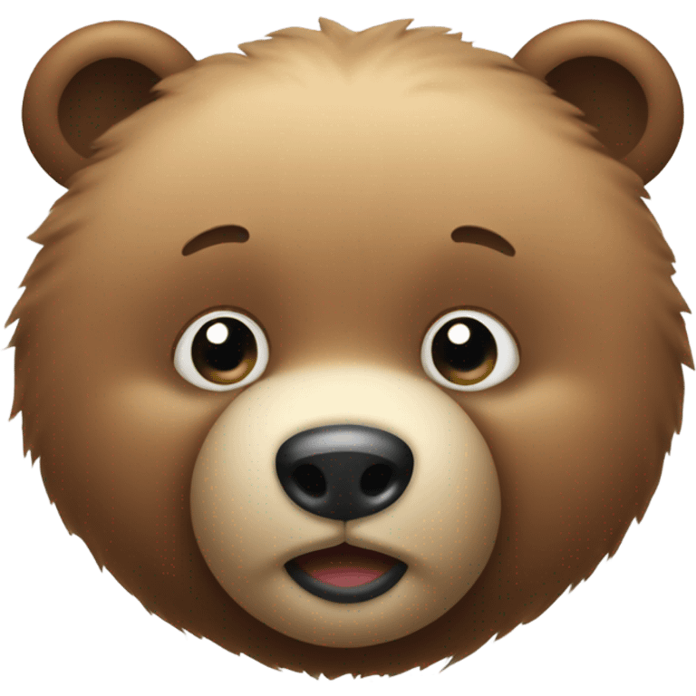 Cute bear emoji