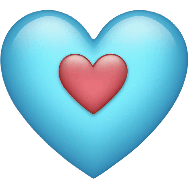 Light blue heart  emoji