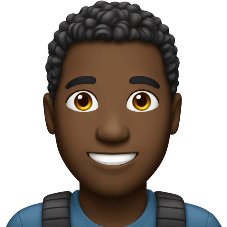 A black guy emoji