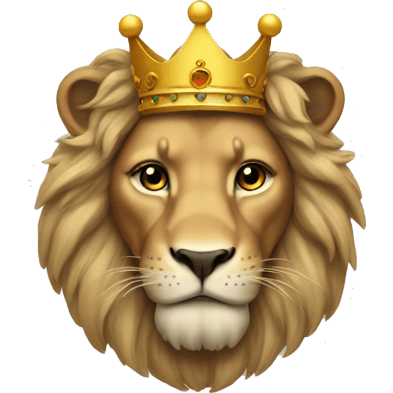 crowned lion emoji