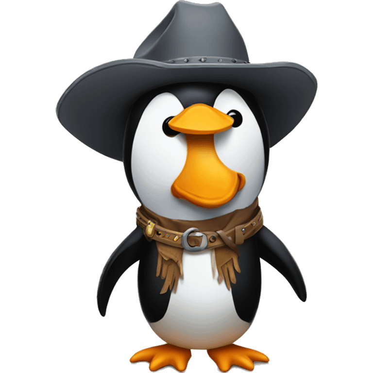 cowboy penguin emoji