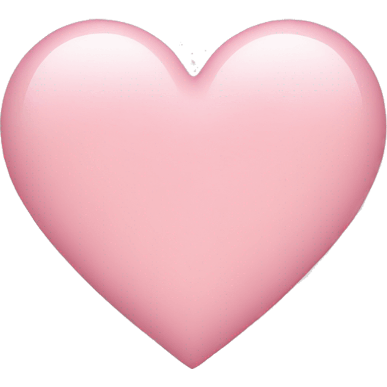 Light pink heart emoji