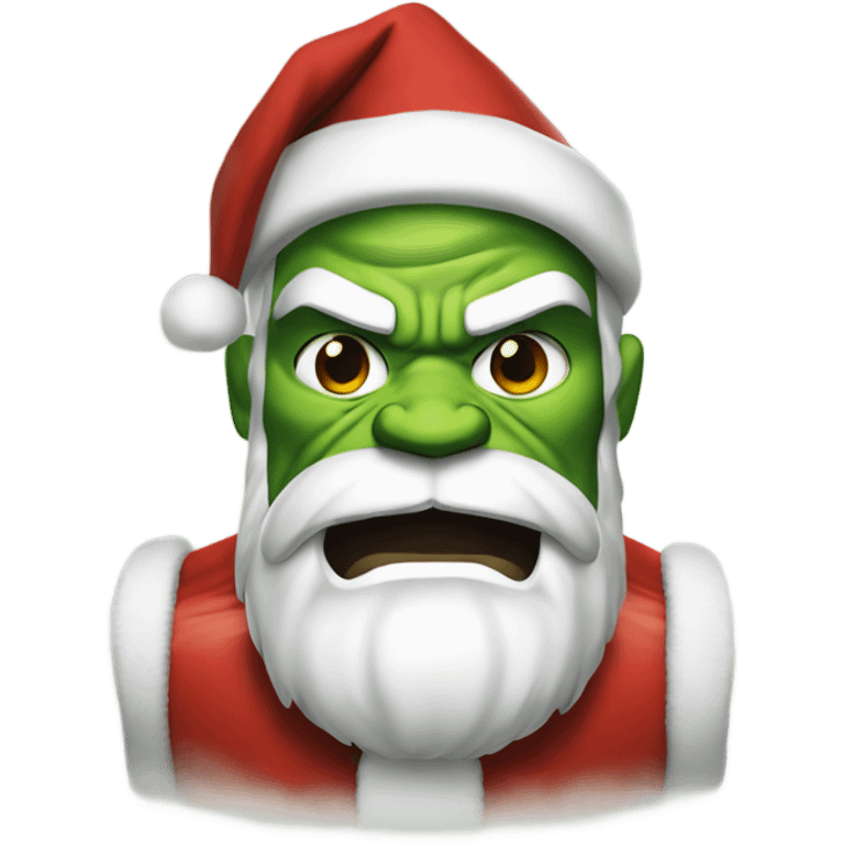 Hulk Santa  emoji