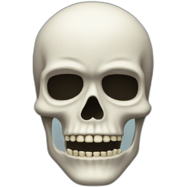 Skeleton mask emoji