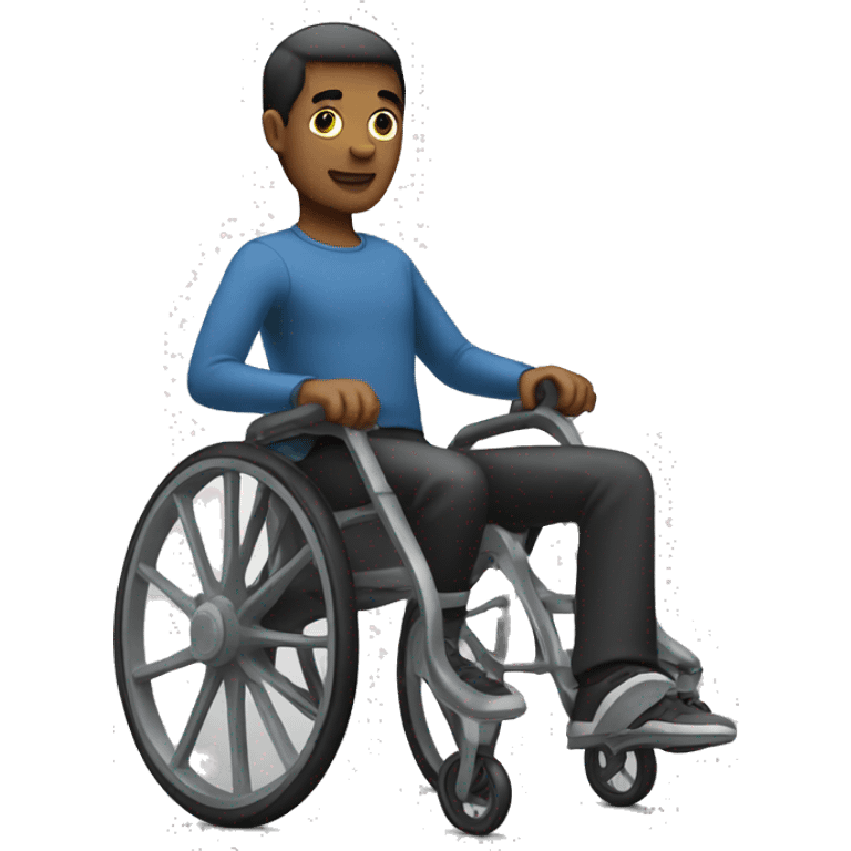 Human with wheels emoji