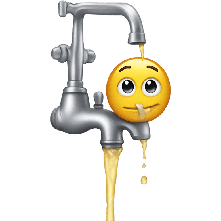 faucet cleaning the foot emoji