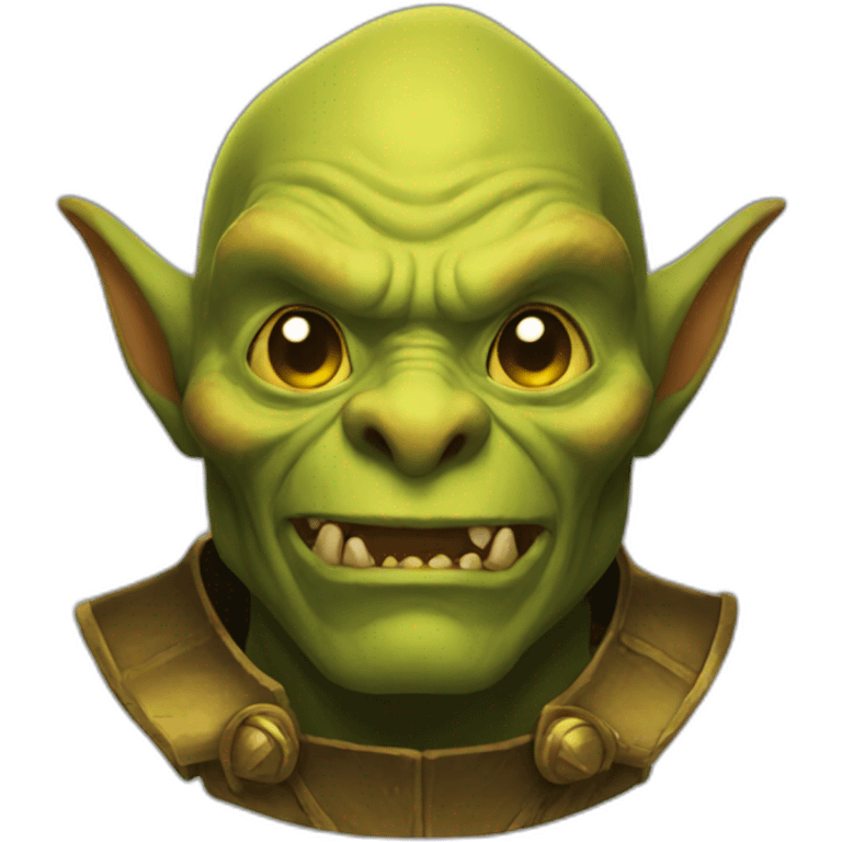 Golden goblin emoji