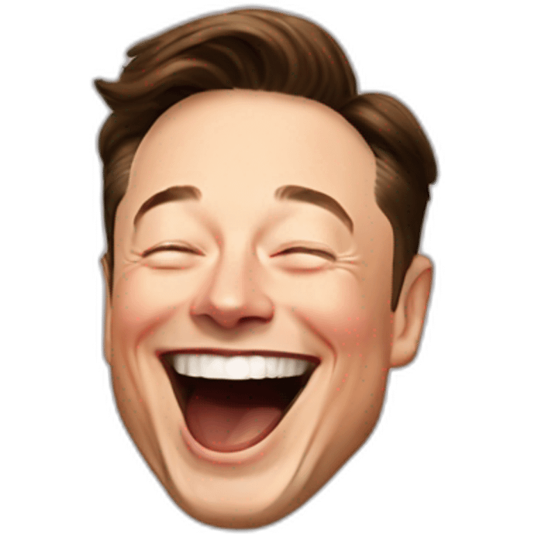 elon musk laughing emoji