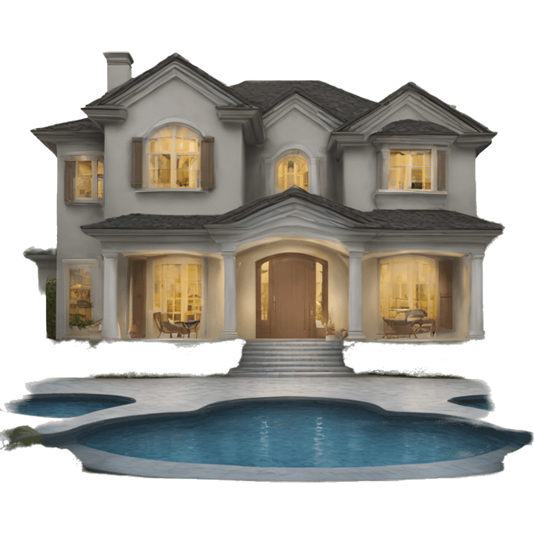 Create a luxury home sticker for real estate  emoji